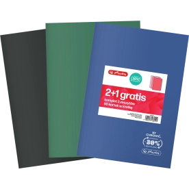 ZESZYT HERLITZ ECO PP 2+1 A5/60K KRATKA Z MARGINESEM