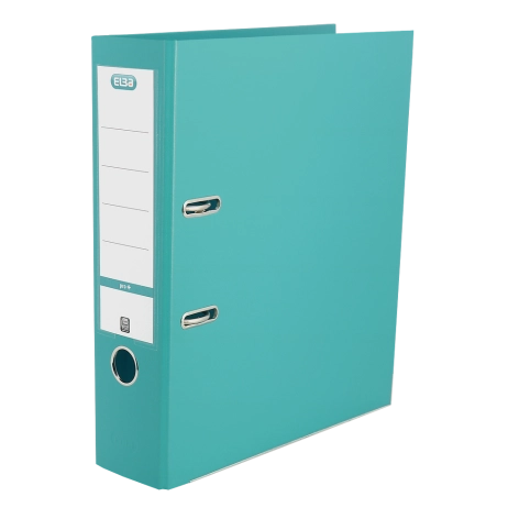 SEGREGATOR Z MECHANIZEM ELBA SMART PRO+ 8 CM TURKUSOWY