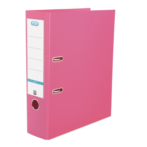 SEGREGATOR Z MECHANIZEM ELBA SMART PRO+ 8 CM RÓŻOWY