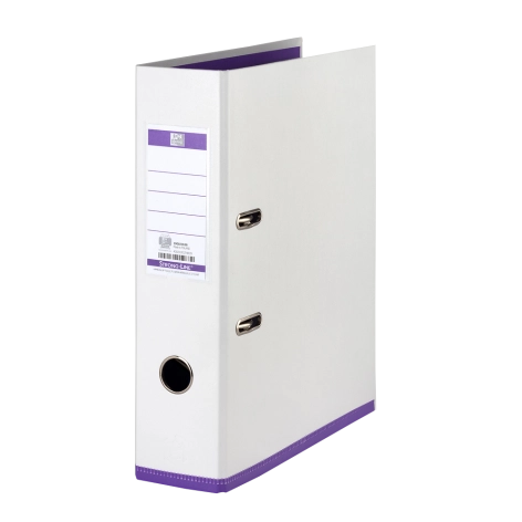 SEGREGATOR OXFORD MY COLOUR 80MM BIAŁY / FIOLETOWY