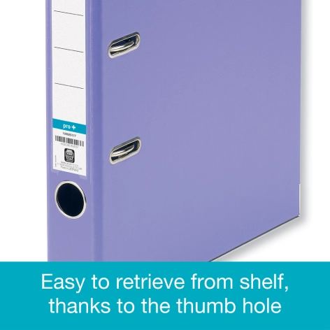 SEGREGATOR Z MECHANIZEM ELBA SMART PRO+ 5 CM FIOLETOWY