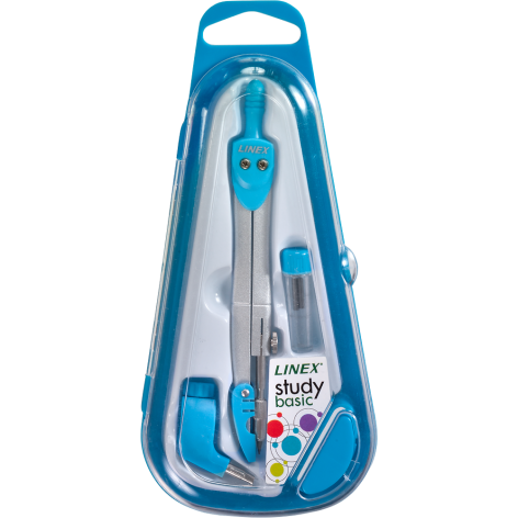 CYRKIEL LINEX 950 STUDY, 12 cm, MIKS 3X POMARAŃCZ, 3X FIOLET, 3X ZIELONY, 3 X NIEBIESKI