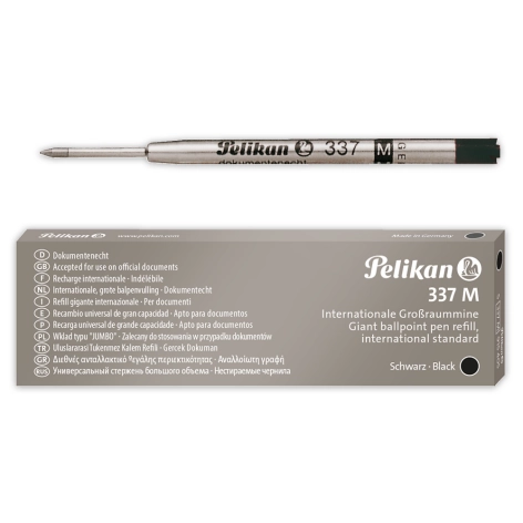 WKŁAD DO DŁUGOPISU PELIKAN 337/M CZARNY 5SZT.