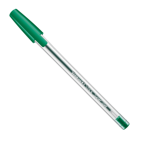 DŁUGOPIS PELIKAN STICK SUPER SOFT K86 ZIELONY DISP. 50 SZT.