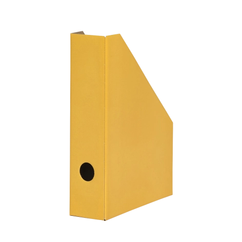 POJEMNIK BANTEX NA CZASOPISMA LAKIEROWANY 7CM ŻÓŁTY