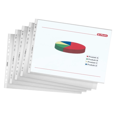 KOSZULKA GROSZKOWA HERLITZ A3/80 mic. FOLIA 10 SZT.