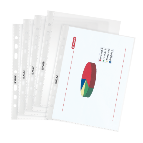 KOSZULKA KRYSTALICZNA HERLITZ A5/50 mic. FOLIA 25 SZT.