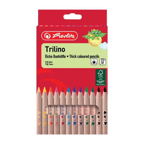 KREDKI HERLITZ TRILINO 12 SZTUK