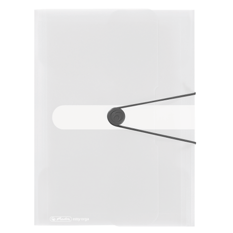 TECZKA HERLITZ EASY ORGA WĄSKA, RYSUNKOWA A4 PP BIAŁO-PRZEZROCZYSTA