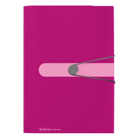 TECZKA HARMONIJKOWA HERLITZ EASY ORGANIZATION A4/12P RÓŻOWA