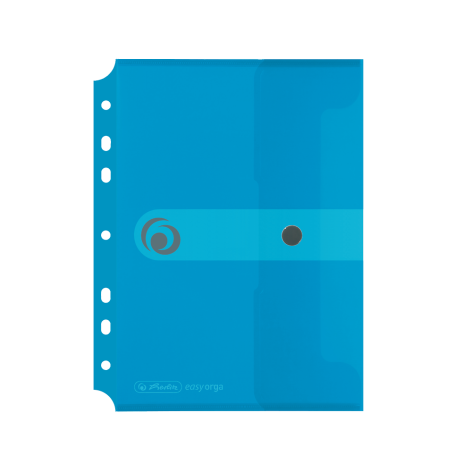 TECZKA KOPERTOWA Z PERFORACJĄ HERLITZ EASY ORGANIZATION A5 NIEBIESKA