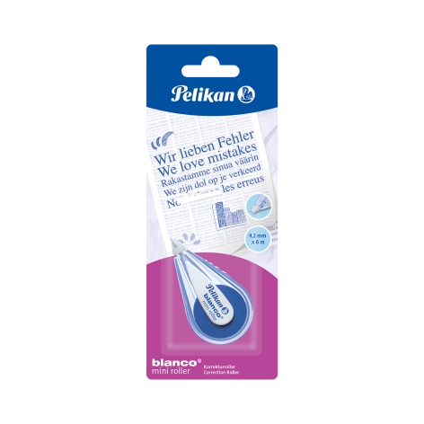 KOREKTOR W TAŚMIE PELIKAN BLANCO MINI ROLLER 4,2MMX6M BLISTER