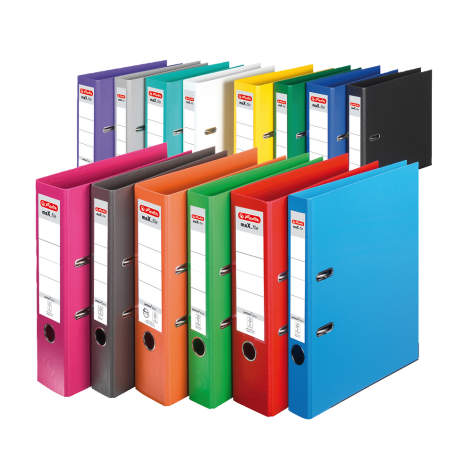 SEGREGATOR HERLITZ MAX.FILE PROTECT PLUS A4 8CM ZIELONY