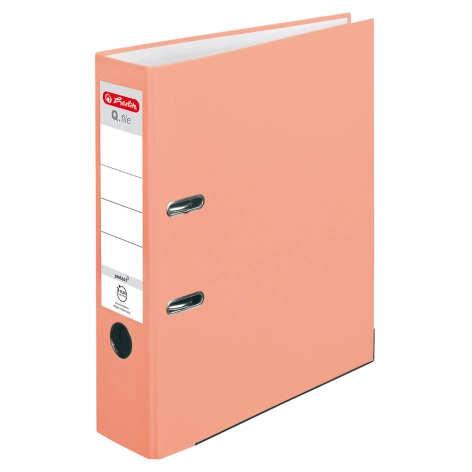 SEGREGATOR DŹWIGNIOWY HERLITZ Q.FILE A4 8CM ŁOSOSIOWY