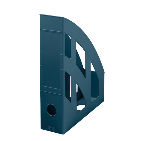 POJEMNIK NA CZASOPISMA HERLITZ GREENLINE A4/8CM CIEMNONIEBIESKI