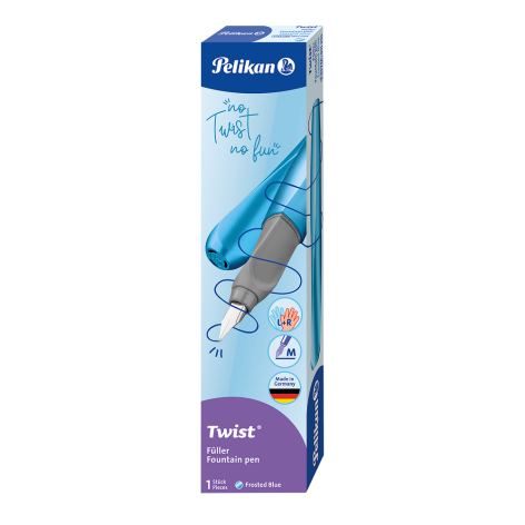 PIÓRO WIECZNE PELIKAN TWIST STAL. M FROSTED BLUE