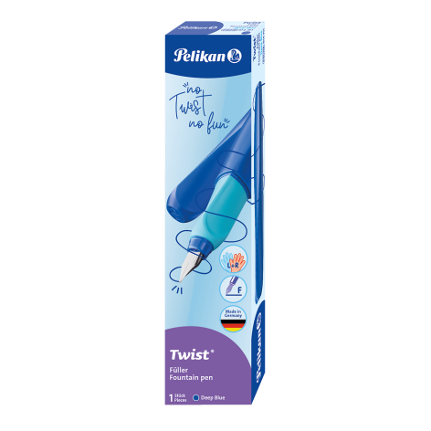 PIÓRO WIECZNE PELIKAN TWIST P457 F(1)DEEP BLUE