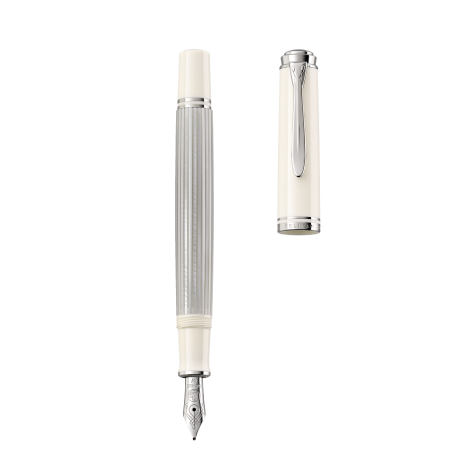 PIÓRO WIECZNE PELIKAN M 405 EF SILVER-WHITE