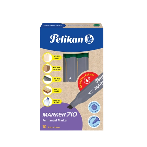 MARKER PERMANENTNY PELIKAN 710 ZIELONY