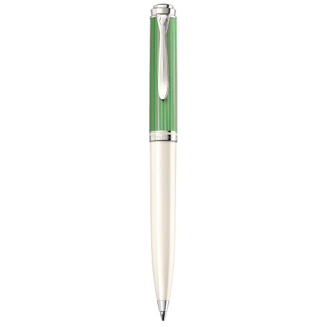 DŁUGOPIS PELIKAN SOUVERAN K605 GREEN WHITE