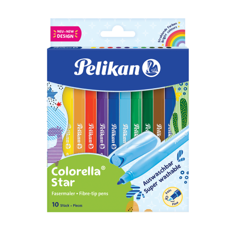 FLAMASTRY PELIKAN COLORELLA C302 10SZT  ETUI-BLISTER