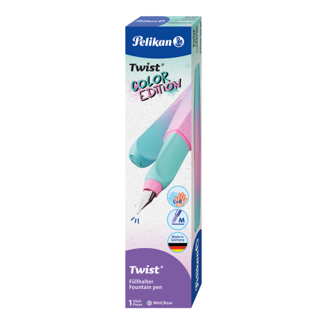 PIÓRO WIECZNE PELIKAN TWIST COLOR EDITION STAL. M PASTELOWE