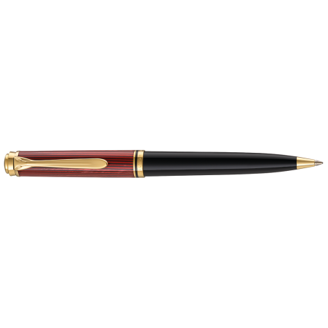 DŁUGOPIS PELIKAN K 600 CZARNO-CZERWONY