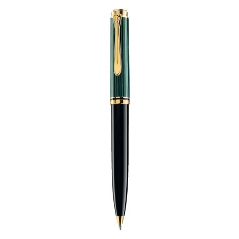 DŁUGOPIS PELIKAN K 600 CZARNO-ZIELONY