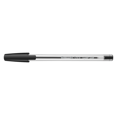 DŁUGOPIS PELIKAN STICK SUPER SOFT K86 CZARNY 12 SZT.