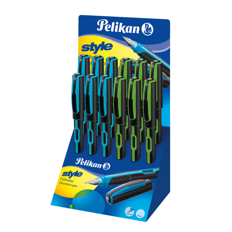 PIÓRO WIECZNE PELIKAN STYLE NEON P57/M DISPLAY 12 SZT.