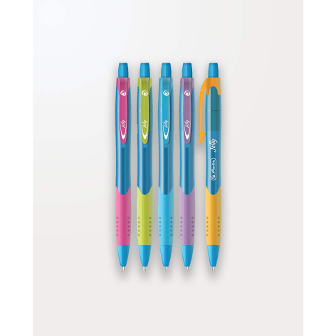 DŁUGOPIS ŻELOWY HERLITZ JELLY NIEBIESKI DISPLAY 24 SZT.