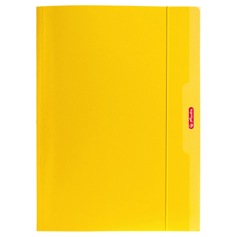 TECZKA Z GUMKĄ HERLITZ COLOR BLOCKING A4 ŻÓŁTA