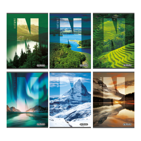 ZESZYT HERLITZ NATURE A5/80K KRATKA