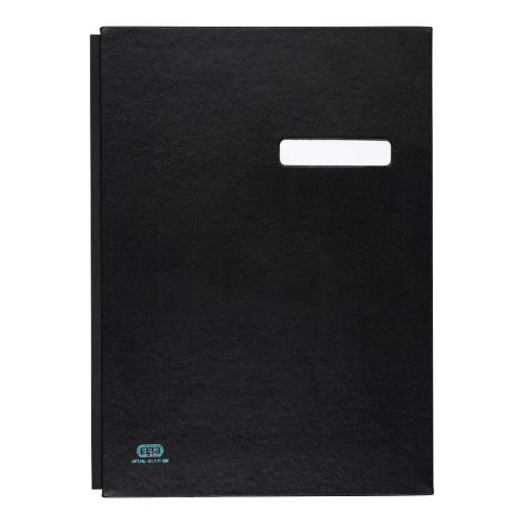 TECZKA DO PODPISU ELBA A4 20 PRZEGRÓDEK CZARNA