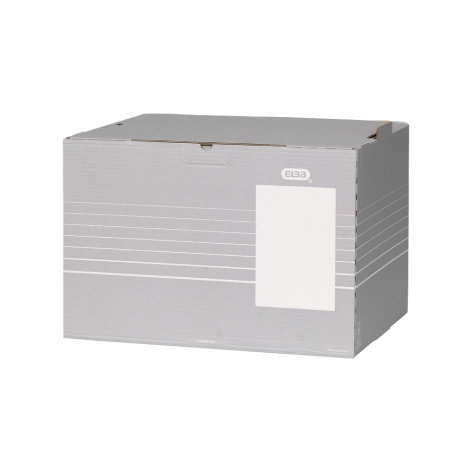 KARTON ELBA ZBIORCZY NA SEGREGATORY OTWIERANY Z PRZODU SZARY