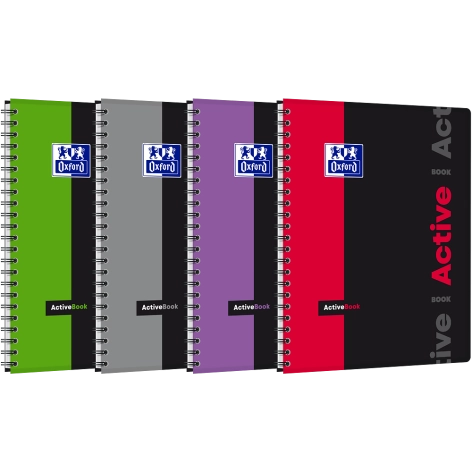 KOŁONOTATNIK OXFORD STUDENT ACTIVEBOOK PP A4/80K KRATKA