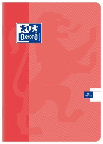 ZESZYT OXFORD SWEET A5/16K LINIA PODWÓJNA KOLOROWA
