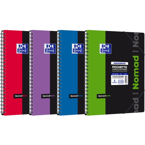 KOŁONOTATNIK OXFORD STUDENT NOMADBOOK PP A4/80K LINIA