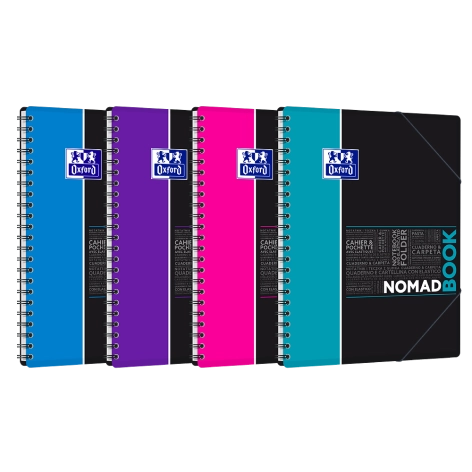 KOŁONOTATNIK OXFORD STUDENT NOMADBOOK PP A4/80K LINIA