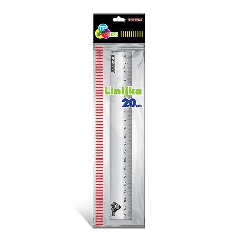 LINIJKA ALUMINIOWA 20 CM