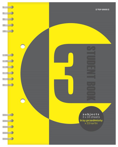 KOŁOZESZYT TOP 2000 STUDENT BOOK A5/100K KRATKA