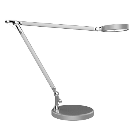 LAMPA BIURKOWA UNILUX SENZA 2 METALICZNY SZARY