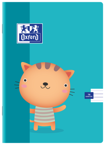 ZESZYT OXFORD KIDS A5/16K LINIA PODWÓJNA