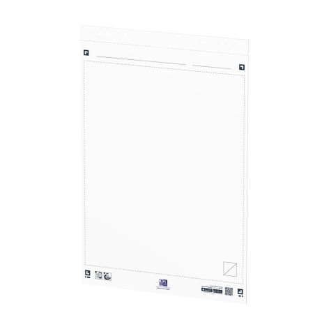 BLOK DO FLIPCHARTA SAMOPRZYLEPNY OXFORD SMART CHART 600X800 MM/20K GŁADKI
