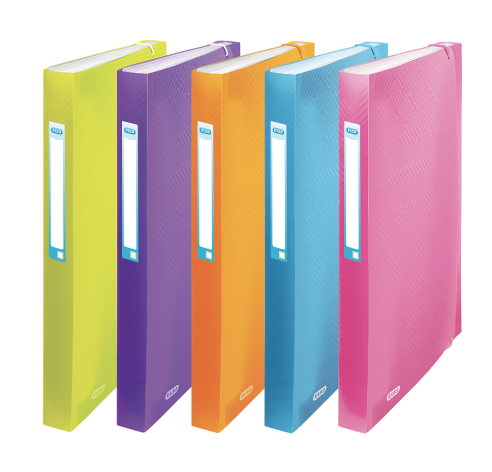 TECZKA HARMONIJKOWA ELBA URBAN PP A4+/8 PRZEGRÓDEK MIKS KOLORÓW PRZEJRZYSTY