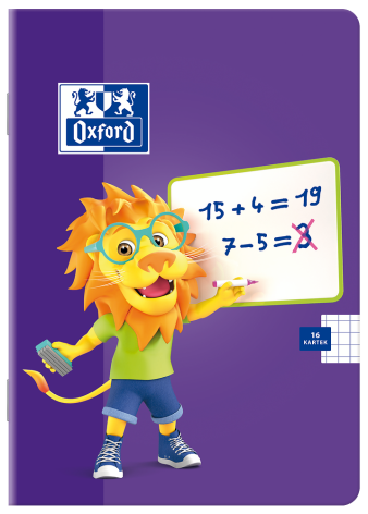 ZESZYT OXFORD LION A5/16K KRATKA