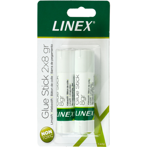 KLEJ W SZTYFCIE LINEX 8G 2 szt. na blistrze