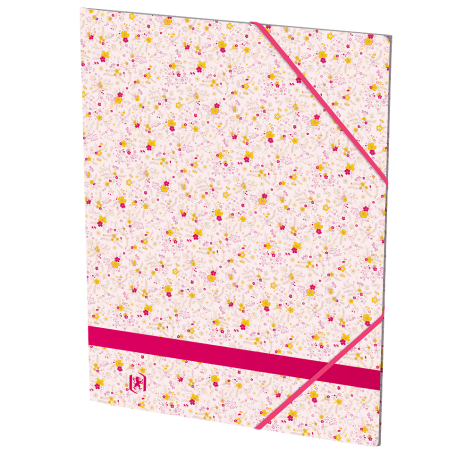 TECZKA KARTONOWA Z GUMKĄ OXFORD FLORAL A4