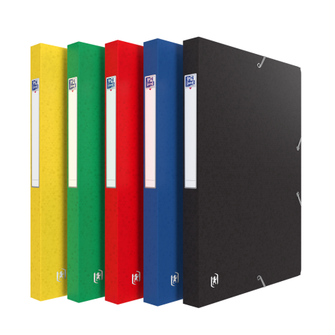 TECZKA KARTONOWA OXFORD TOP FILE+ SZEROKA A4/25MM MIKS KOLORÓW