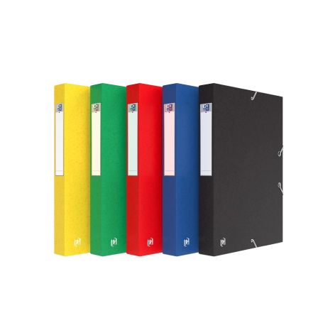 TECZKA KARTONOWA OXFORD TOP FILE+ SZEROKA A4/40MM MIKS KOLORÓW